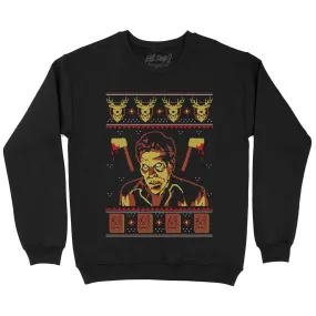 Evil Dead 2 Groovy Christmas Crewneck Sweatshirt