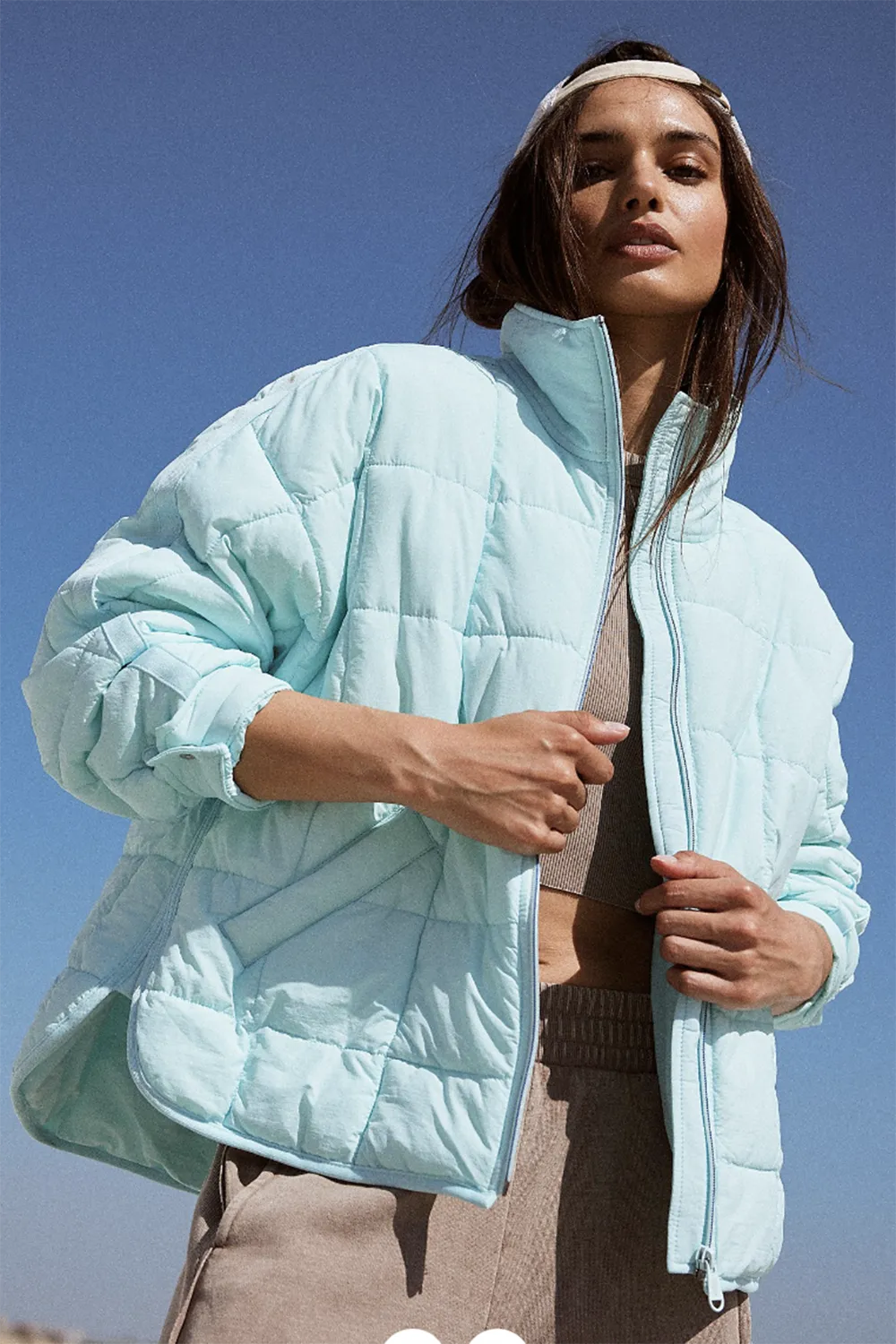 FP Pippa Puffer Jacket - Reflection Blue