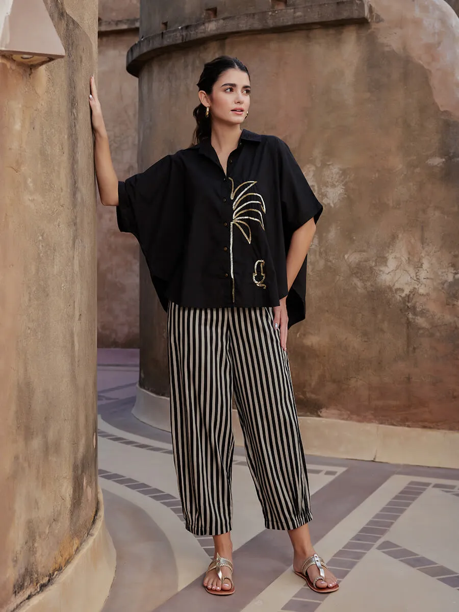 Jasmine Sequined Poncho Shirt
