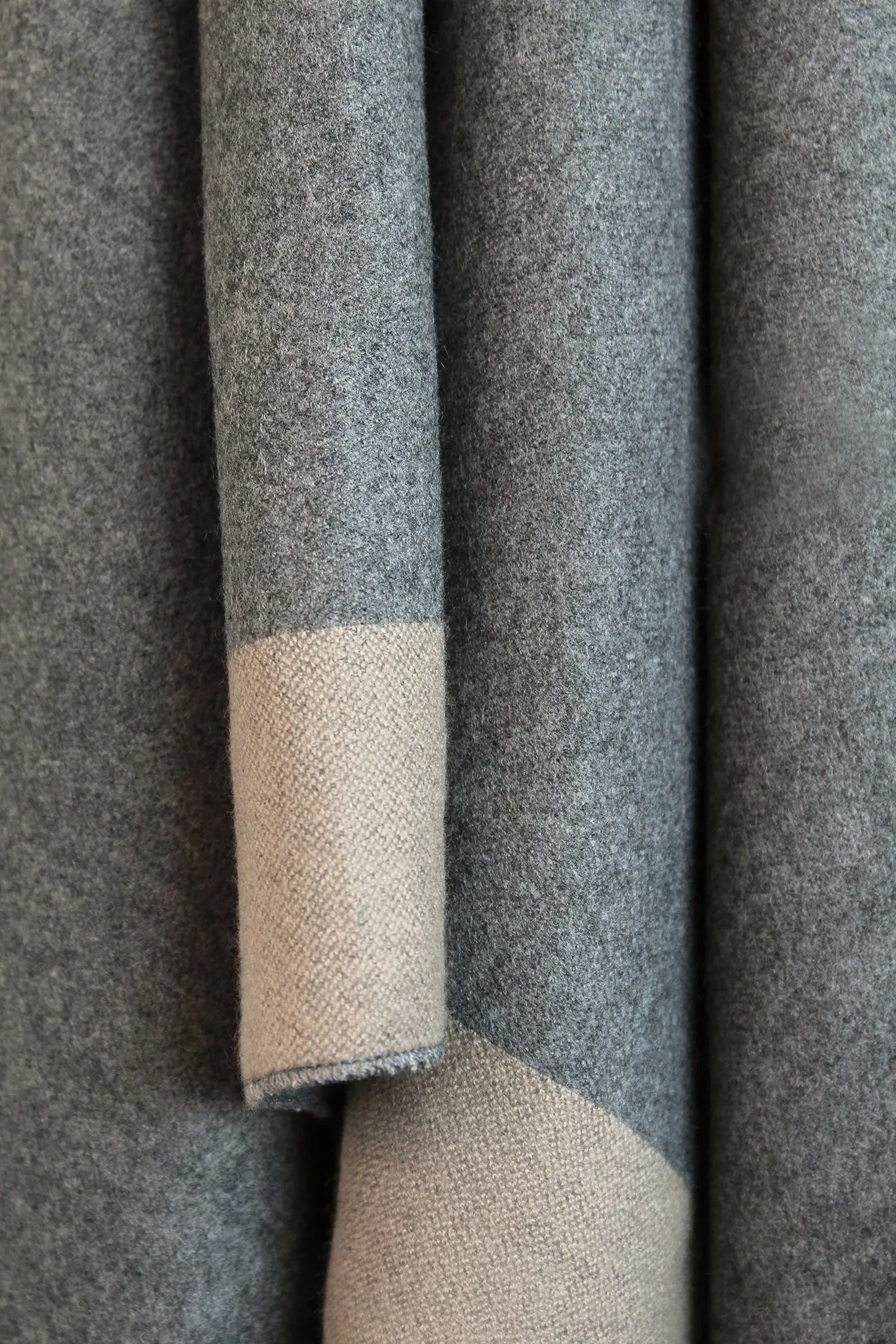 Leonora Poncho in Camel and Grey