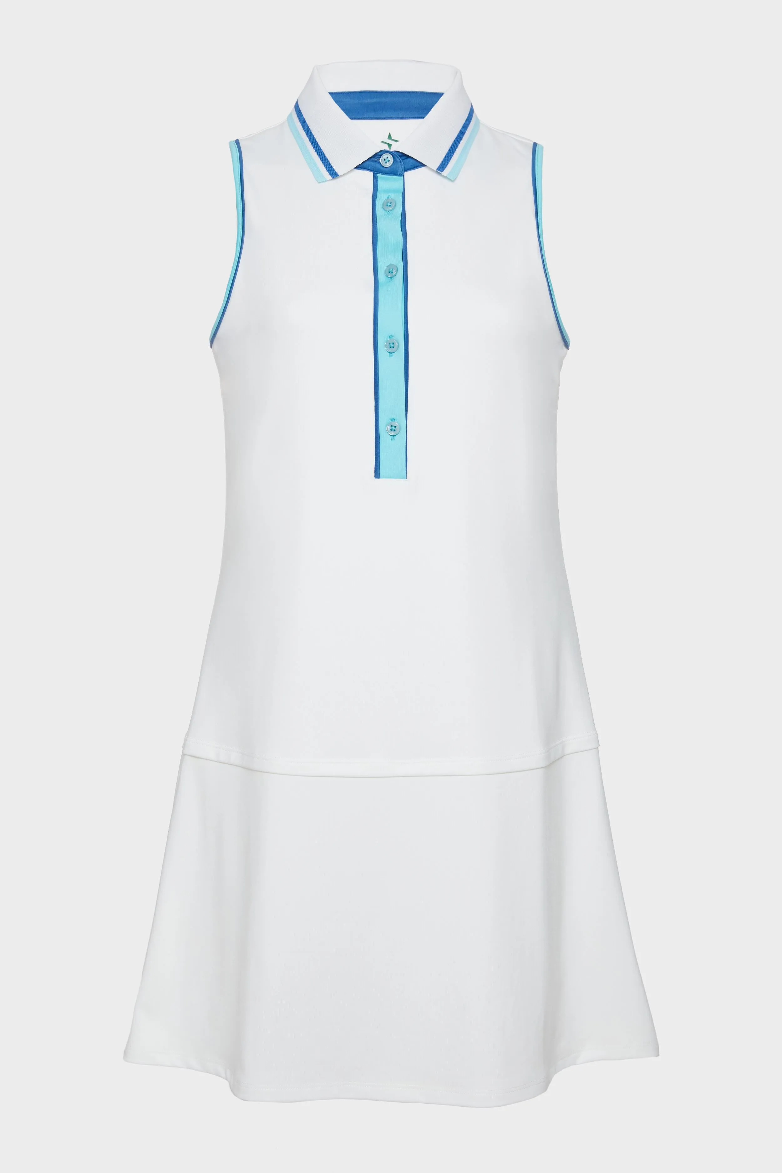 Lisbon Piped Sterling Tennis Dress