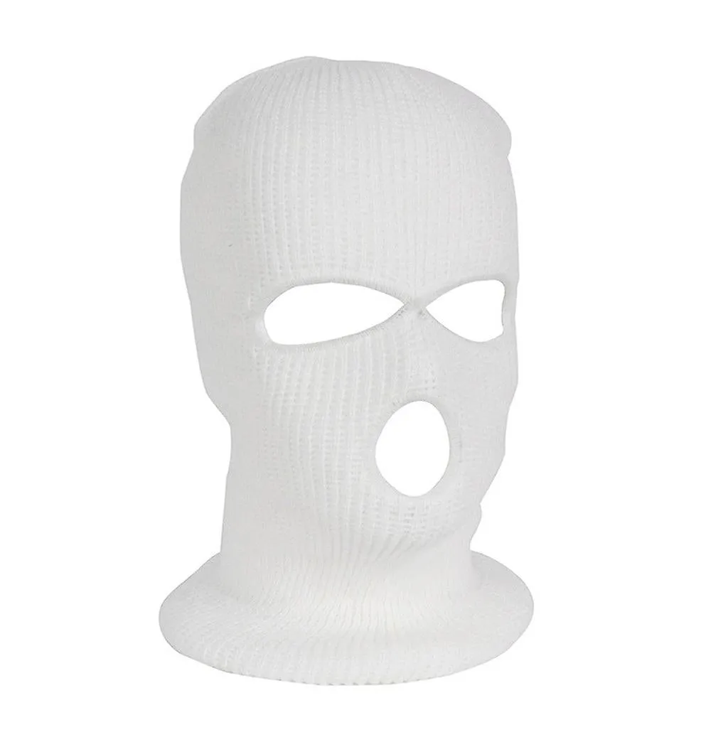 Masks Full Face Mask Ski Mask Winter Cap Balaclava Hoodarmy Mask 3hole No1053