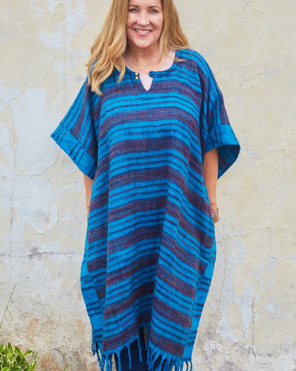 Striped Himalayan Poncho