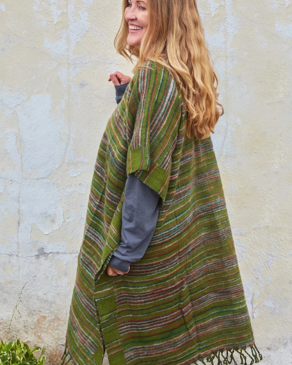 Striped Himalayan Poncho
